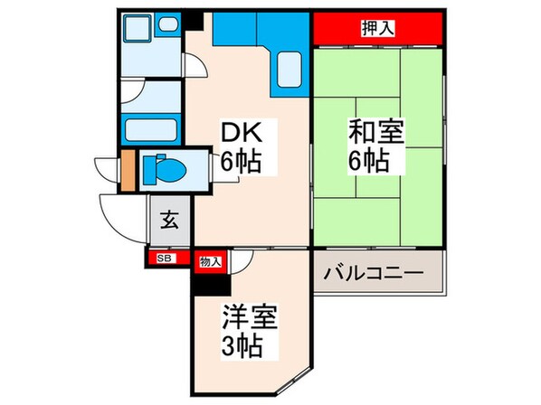 久五ビルの物件間取画像